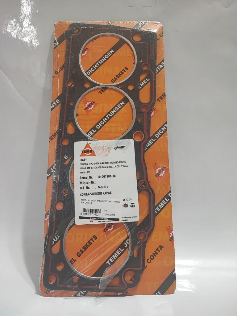 TEMEL SİLİNDİR KAPAK CONTASI TEMPRA SLX UNO 1.6