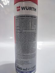 WÜRTH DİZEL PARTİKÜL FİLTRE TEMİZLEYİCİ BORULU 400 ml
