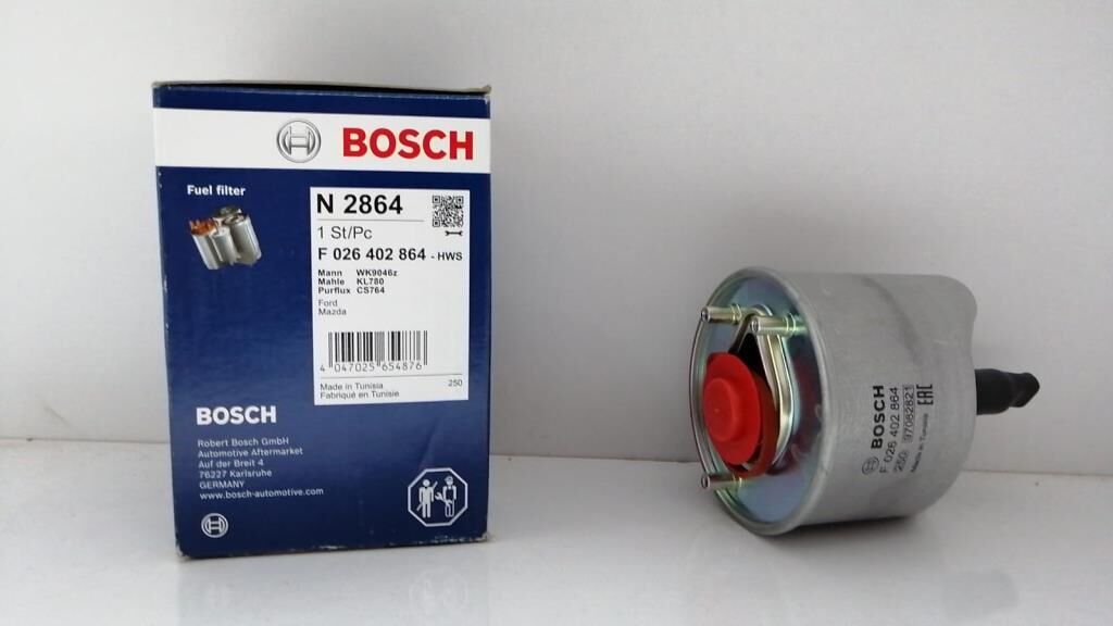 BOSCH YAKIT FİLTRESİ COURİER CONNECT BMAX FİESTA IV CMAX FOCUS III SMAX GALAXY MONDEO IV VOLVO C30 S40 S50 S60