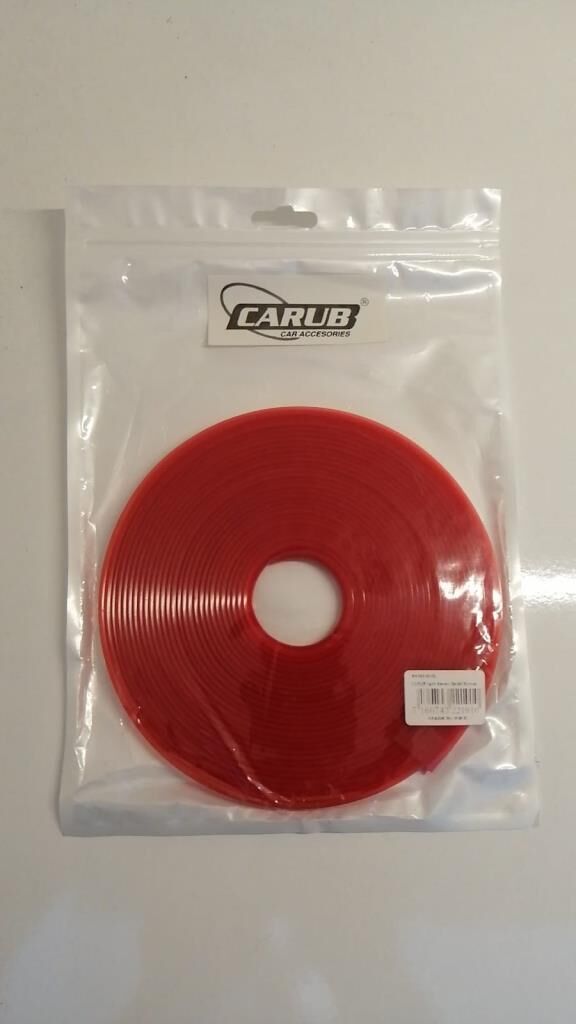 CARUB JANT KENARI FİTİL ŞERİT KIRMIZI 8 METRE